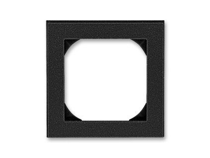 Levit - 3901H-A05510 63 - Rámček jednonásobný s otvorom 55x55 - onyx/dymová čierna