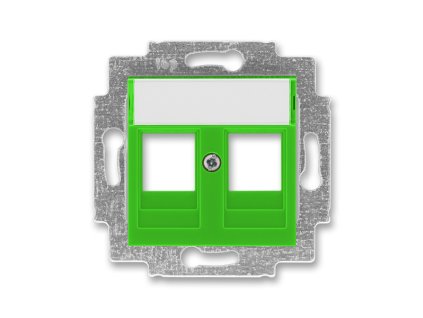 Levit - 5014H-A01018 67 - Kryt zásuvky komunikačnej - zelená