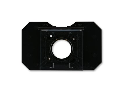 Levit - 5530H-C67107 63 - Zásuvka centrálneho vysávača - onyx/dymová čierna