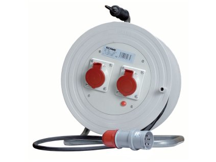 Predĺžovací bubon - 746.110-30M - 2x16A/5p/400V - 5x2,5 - GUMA - 30 metrov