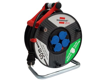Brennenstuhl 1209461 stavebný predlžovací bubon 50m Garant ST gumový kábel H07RN-F