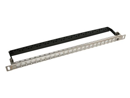 Patch panel neosadený 24 portov 0,5U SX24HDM-0-STP-SL-UNI - 24200244