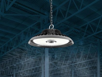LED svietidlo High Bay UFO 150W / IP65 / 5000K + senzor + standby mode - LU112/SR