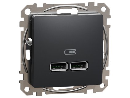SEDNA Design - SDD114401 - Dvojitá USB A+A nabíjačka 2.1A - Antracit