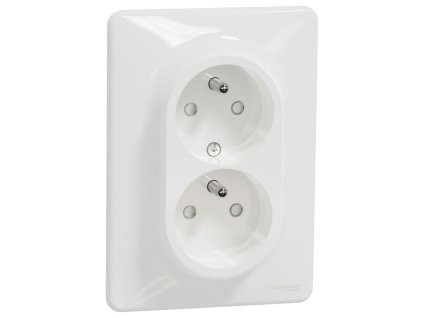 SEDNA Design - SDD311211C - Zásuvka dvojnásobná 230V 16A - Biela