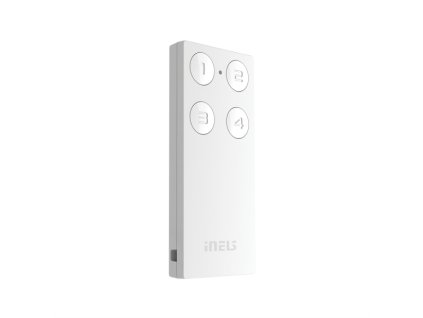 iNELS RF Control - kľúčenka biela, 4-kanál - RF KEY-40/W biela