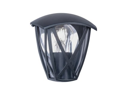 PREZENT 39032 SPLIT 1xE27/40W, IP44, BLACK, WALL II