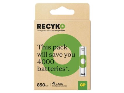 Nabíjacia batéria GP ReCyko 850 (AAA) 4 ks