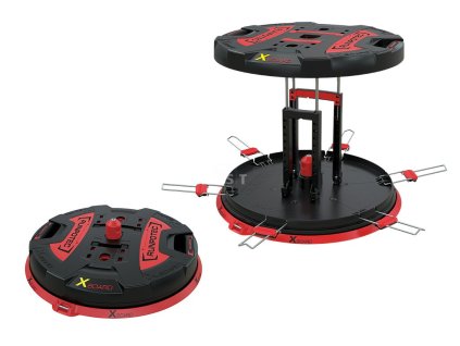 Profesionálny odvíjač káblov Runpotec X-BOARD XB 500 T s teleskopickým stredom a tyčami Ru