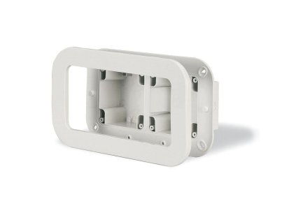 Dvojnásobná montážna krabica SCAME 137.122 pod omietku pre sériu Protecta