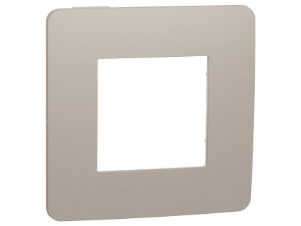 Unica Studio Color - NU280226 - Krycí rámček jednonásobný, Taupe/Biely