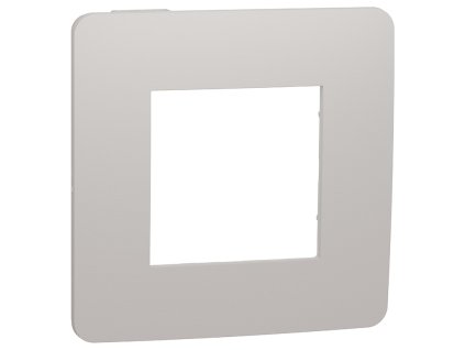 Unica Studio Color - NU280224 - Krycí rámček jednonásobný, Light grey/Biely