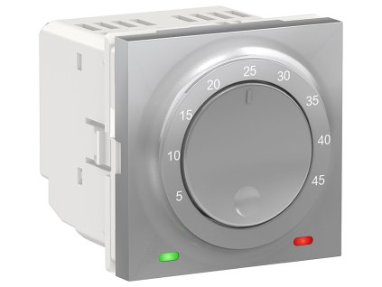 Unica - NU350330 - Termostat podlahový otočný 2M, Aluminium