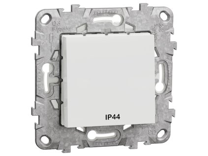 Unica - NU528218 - Prepínač striedavy radenie 6, IP44, 2M, Biely
