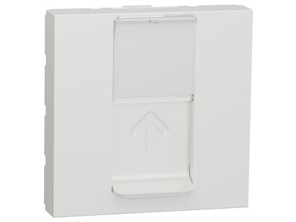 Unica - NU344918 - Zásuvka dátová 1xRJ45 Kat.6A FTP, 2M, Biela