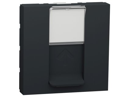 Unica - NU341954 - Zásuvka dátová 1xRJ45 Kat.6 FTP, 2M, Antracit