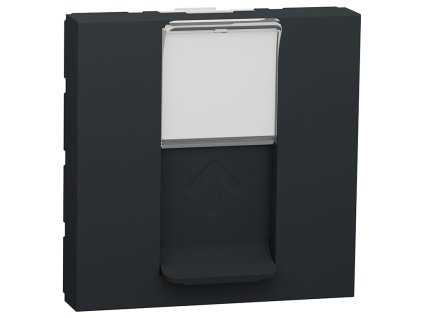 Unica - NU341754 - Zásuvka dátová 1xRJ45 Kat.6 STP, 2M, Antracit