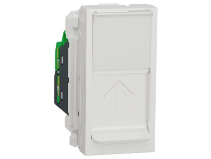 Unica - NU341018 - Zásuvka dátová 1xRJ45 Kat.5e UTP, 1M, Biela