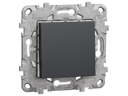 Unica - NU528254 - Prepínač striedavy radenie 6, IP44, 2M, Antracit