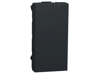 Unica - NU986554 - Záslepka 1 modul, Antracit