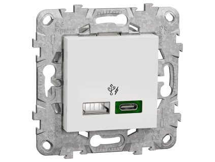 Unica - NU501318 - Dvojité nabíjací USB A+C (45W), Biela