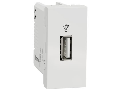 Unica - NU342918 - USB 2.0 datový konektor, 1M, Biely