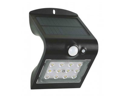 Solárne LED svietidlo FOX SOLAR PIR 12LED B NW 44/220lm - GXSO005