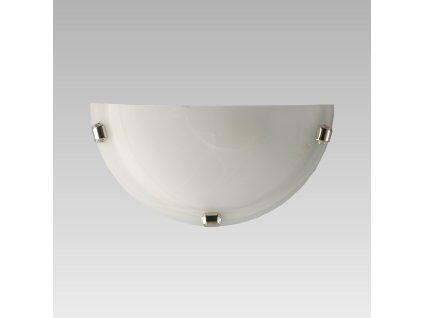 PREZENT 1412 F ALABASTER 1xE27/60W, 1/2, WHITE/CHROME