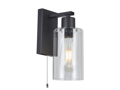 PREZENT 64425 ORADEA 1xE27/40W,SANDY BLACK,WALL