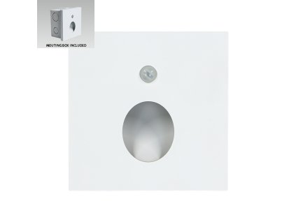 EMITHOR 70432 STEP LIGHT OLIVE,LED/1W,4000K, WHITE+SEN