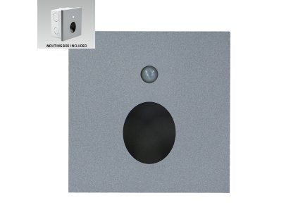 EMITHOR 70434 STEP LIGHT OLIVE,LED/1W,4000K,D.GREY+SEN