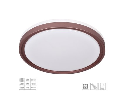 PREZENT 71328 FLOREN LED/33W,3000-6500K, COFFEE/WHITE