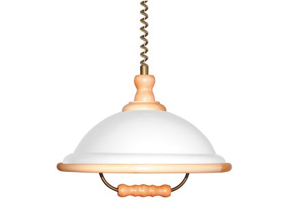 PREZENT 73006 W50 ACRYL WOOD 1xE27/60W,PINE/WHITE, PENDANT