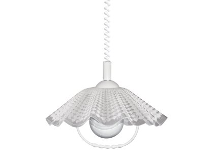 PREZENT 74197 C03 LYRA ACRYL 1xE27/60W,WHITE/DECOR,PENDANT