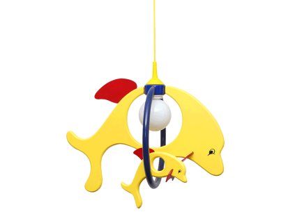 PREZENT 28117 DOLPHIN FAMILY 1xE27/60W, YELLOW