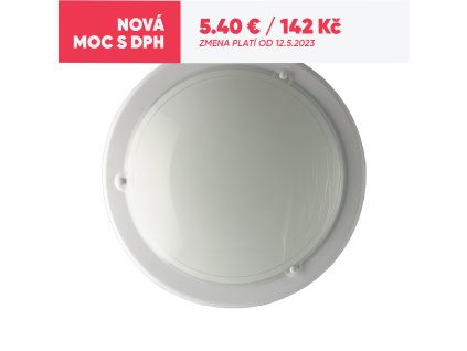 PREZENT 1422 F DISC 1xE27/60W, D310, WHITE