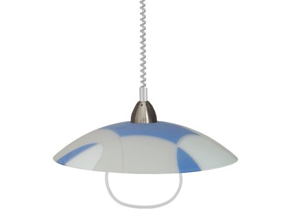 PREZENT 1374 ASPIS 1xE27/60W, NS/MATT BLUE, PENDANT