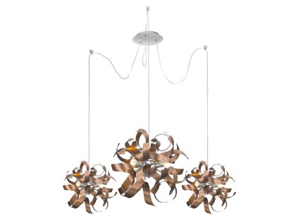 LUXERA 64420 RIBBON 9xG9/33W, COFFEE/CHROME