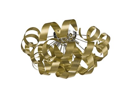 LUXERA 64362 RIBBON 5xG9/33W, GOLD/CHROME