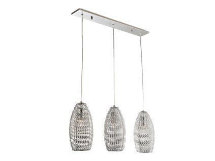 PREZENT 64343 SCELETON 3xE27/60W, CHROME/SILVER