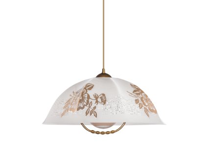 PREZENT 47001 L03 LYRA ACRYL 1xE27/60W,WHITE/GOLD,PENDANT