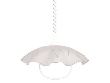 PREZENT 45145 LYRA 1xE27/60W, WHITE GLASS