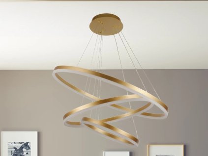 LED závesné svietidlo na lanku + diaľkový ovládač 125W - J4313/S