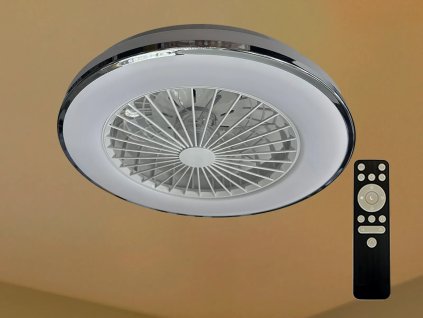 LED stropné svietidlo OPAL + stropný ventilátor + diaľkový ovládač 48W - LCL6341