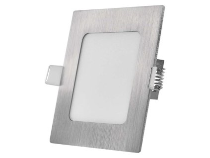 LED vstavané svietidlo NEXXO, štvorec, strieborné, 7W, CCT - ZD2223