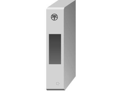 Kryt ističa plombovateľný - KJ-1