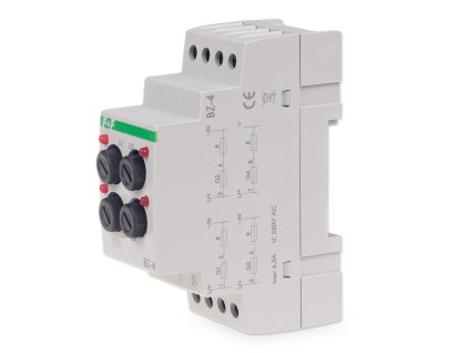 Púzdro poistkové 4x o5x20mm na DIN lištu - BZ-4