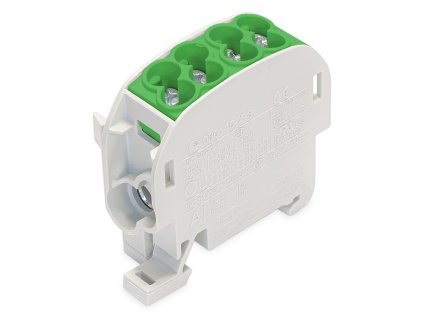 Rozbočovacia svorka, Al/Cu, 2x25mm2 + 2x16mm2, zelená - HLAK 25/16 1 PE (Al/Cu)