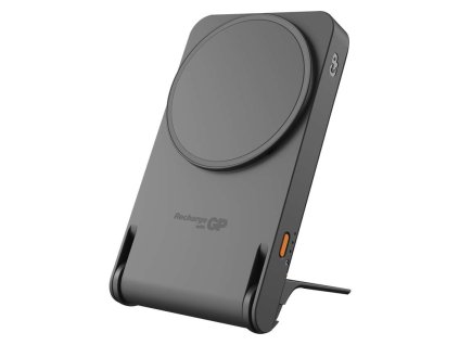 Power bank GP Q05B , 5 000 mAh, 20 W+Wireless, čierna - B6305B