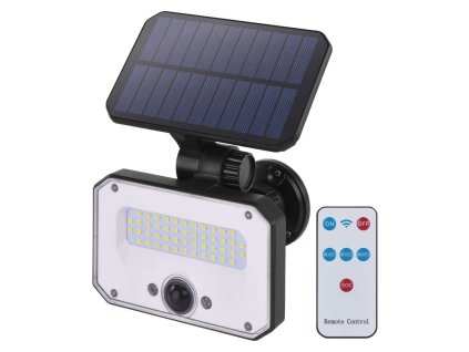 LED reflektor solárny SPILO so senzorom pohybu, neutrálna biela - ZG132S
